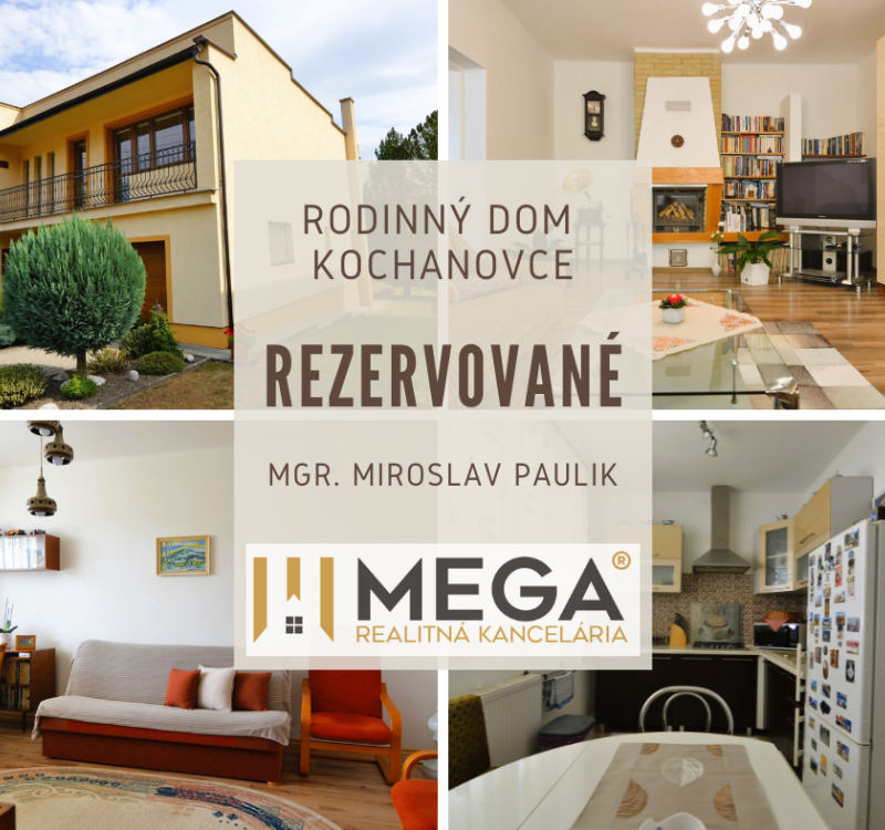 REZERVOVANÉ - PREDAJ RODINNÉHO DOMU v obci KOCHANOVCE (okres Humenné)